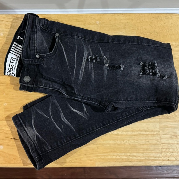 RGSTR Kid’s Black Distressed Skinny Jeans (Size 7) - Picture 2 of 7